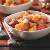 Garlic Roasted Winter Vegetables Recipe