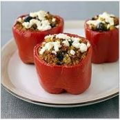 Stuffed Peppers with Mediterranean-Spiced Quinoa - Weight Watchers