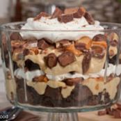 Candy Bar Brownie Trifle