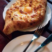 Acharuli Khachapuri (Cheese and Egg Bread)