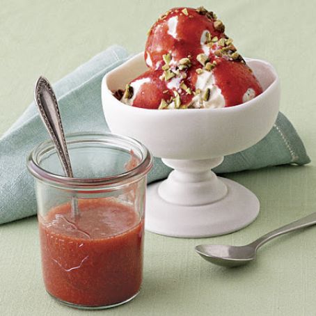 Strawberry-Pomegranate Sauce