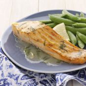 Salmon with Lemon-Dill Butter