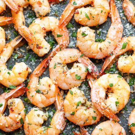 Garlic Parmesan Roasted Shrimp