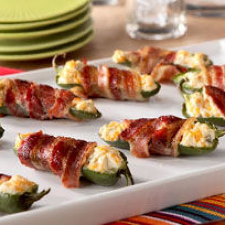 Jalapeño Poppers (Bacon-Wrapped)