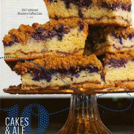 Old-Fashioned Blueberry Coffee Cake