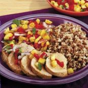 Grilled Pork Tenderloin with Fresh Fruit Salsa