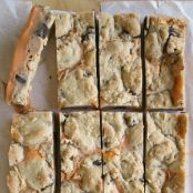 Pumpkin Fudge Chocolate Chip Cookie Bars