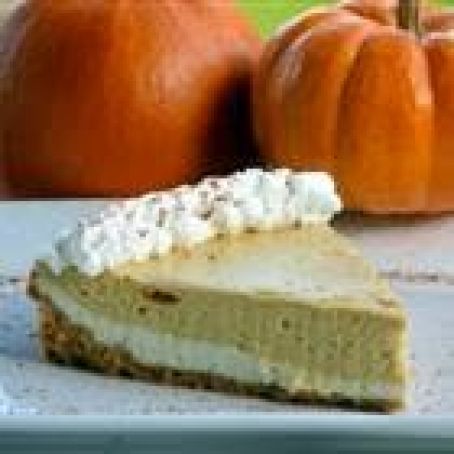 Double Layer Pumpkin Cheesecake
