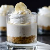 No-Bake Banana Cream Cheesecakes
