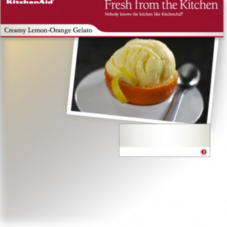 Creamy Lemon Orange Gelato