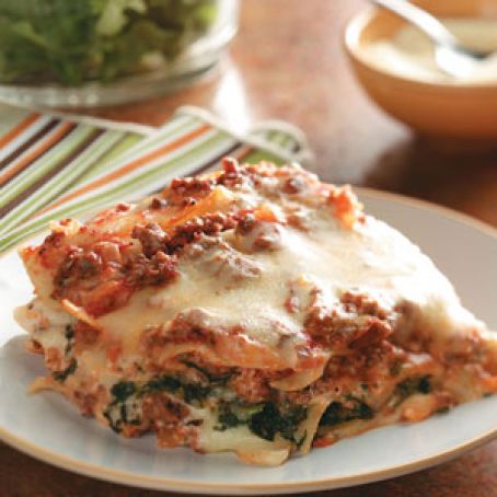 Spinach Alfredo Lasagna Recipe