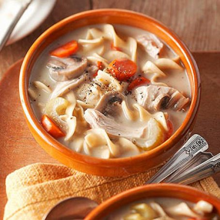 Creamy Chicken Noodle Soup