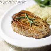 Apple Mustard Pork Chops