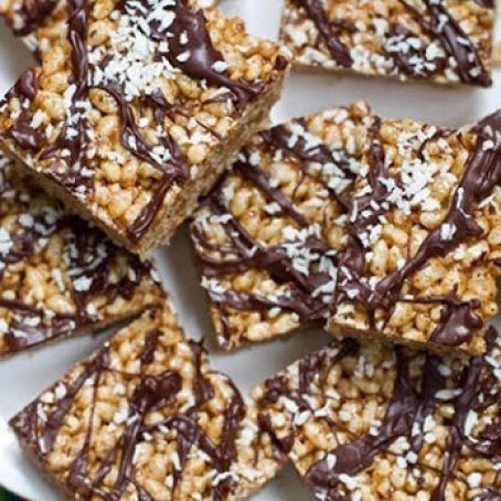 GF - Vegan Crispy Rice Squares