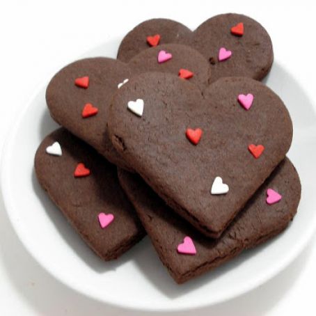 Valentine's Day Chocolate Cookies