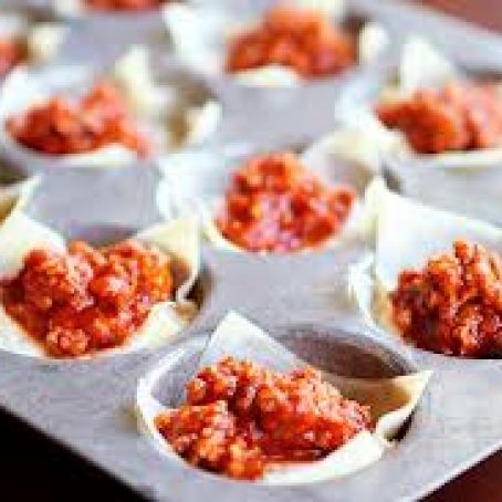 Lasagna Cupcake