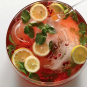 Pomegranate Champagne Punch