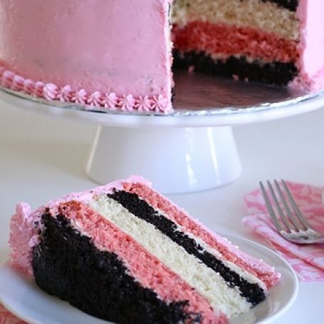 Neapolitan Layer Cake
