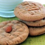 Honey-Roasted Chunky Peanut Butter Cookies