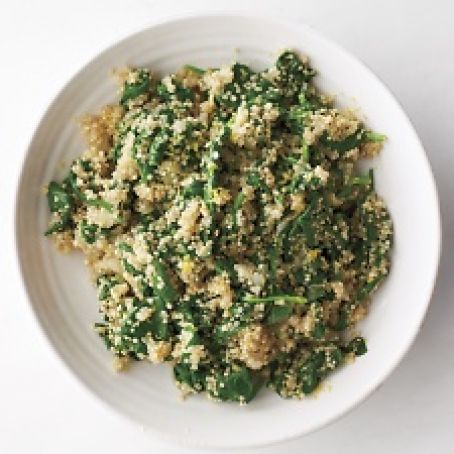Quinoa-and-Spinach Pilaf