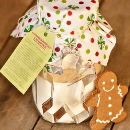 Cookies in a Jar - Gingerbread