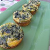 Spinach Bacon Egg Quiche Cups