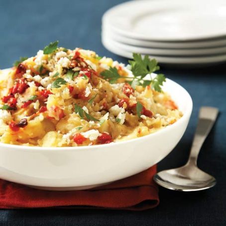 Roasted Red Pepper & Feta Mashed Potatoes