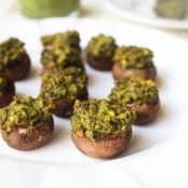 Perfect Pesto-Stuffed Mushrooms