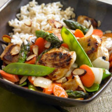 Stir- It- Up Chicken and Snow Peas