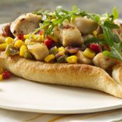 Honey Chicken and Corn Rafts