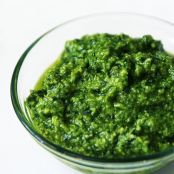 Kale Pesto with Walnut and Parmesan