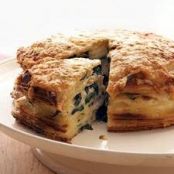 Spinach-Gruyere Gateau de Crepes