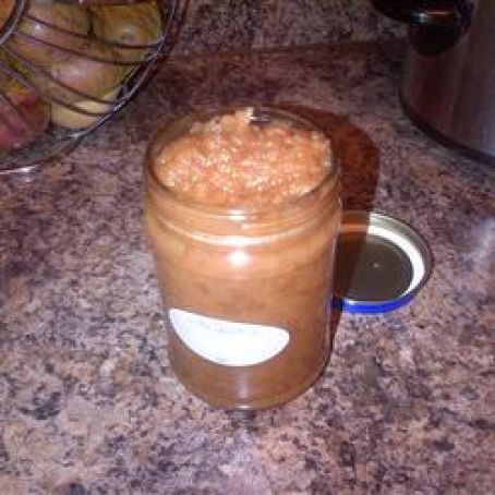 Applesauce, spiced, slow cooker