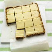 Lime Squares with Pistashio Graham Crust