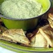 White Bean Dip with Pita Chips