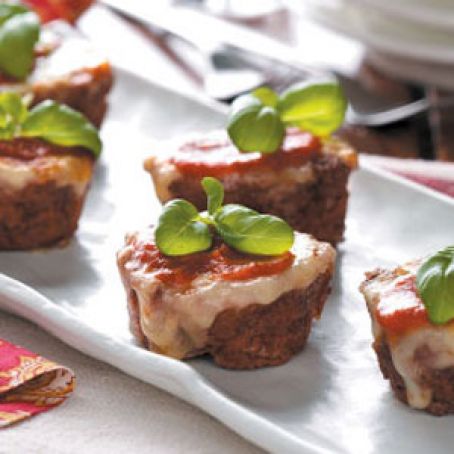 Pizza Meat Loaf Cups Recipe