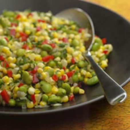 Herbed Corn & Edamame Succotash