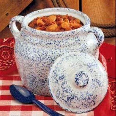 Bean and Meat Casserole Dish