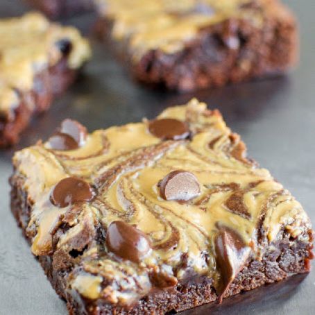 Peanut Butter Fudge Brownies