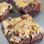 Peanut Butter Fudge Brownies