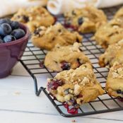 Blueberry Crumb Muffin Cookies