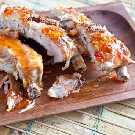 Baby back ribs with Thai Chile Sauce