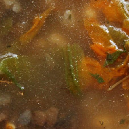 Sopa Mexicana de Flor de Calabaza
