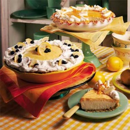 Lemon-Blueberry Cream Pie