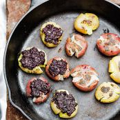 Olive pesto smashed potatoes