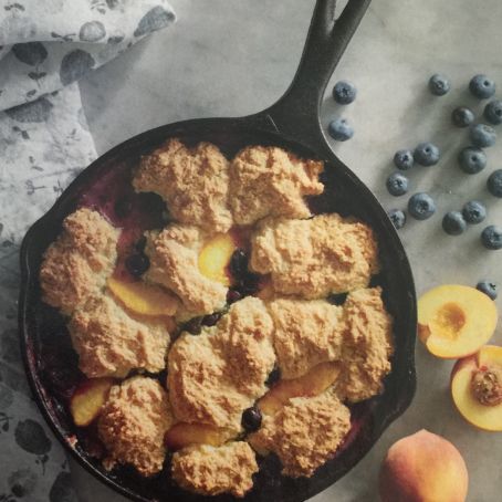 Peach Blueberry Slump