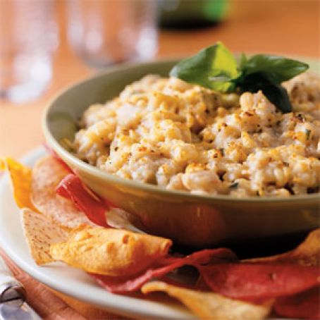 White Beans with Cheese and Basil