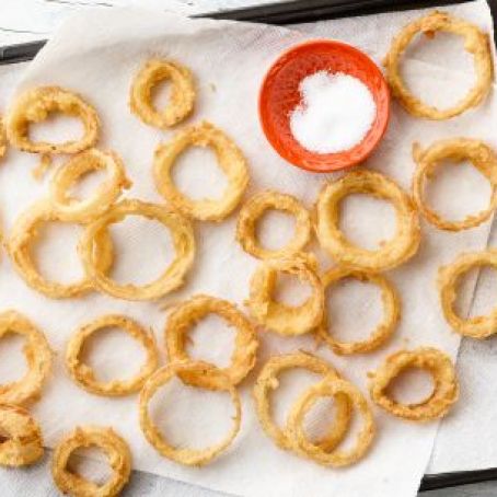 Cornmeal-Fried Onion Rings