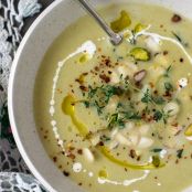 VEGAN ASPARAGUS BROCCOLI SOUP - RACHELLE'S