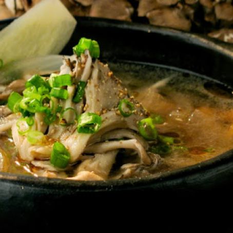 Maitake-Chicken Hot and Sour